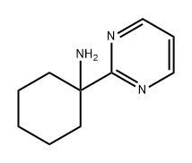 Cyclohexanamine, 1-(2-pyrimidinyl)- Struktur