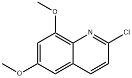 Quinoline, 2-chloro-6,8-dimethoxy- Struktur