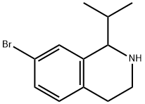 Isoquinoline, 7-bromo-1,2,3,4-tetrahydro-1-(1-methylethyl)- Struktur