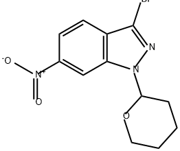 1H-Indazole, 3-bromo-6-nitro-1-(tetrahydro-2H-pyran-2-yl)-