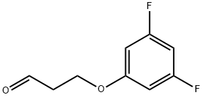 3-(3,5-Difluorophenoxy)propanal Struktur