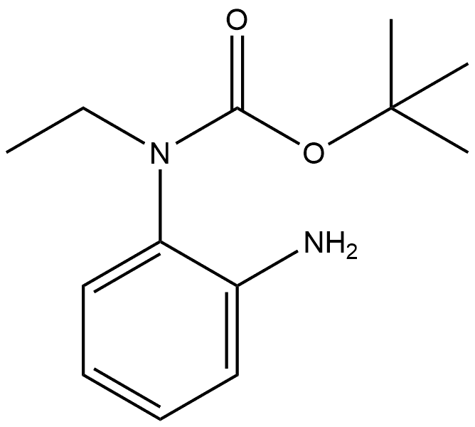 1,1-Dimethylethyl N-(2-aminophenyl)-N-ethylcarbamate Struktur