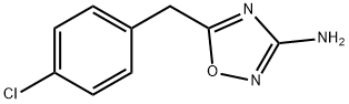 1,2,4-Oxadiazol-3-amine, 5-[(4-chlorophenyl)methyl]- Struktur