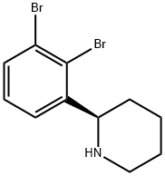 2-(2,3-dibromophenyl)piperidine Struktur