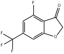 4-Fluoro-6-(trifluoromethyl)benzofuran-3-one Struktur