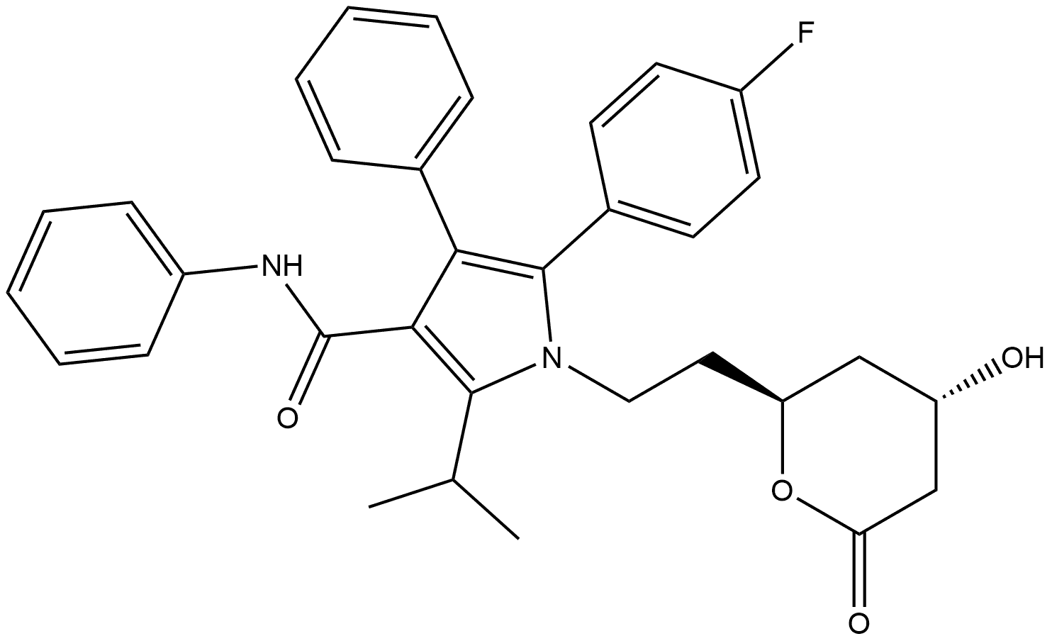 Atorvastatin EP Impurity H Struktur