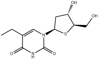 Uridine, 2'-deoxy-5-ethyl-4'-thio- (9CI) Struktur