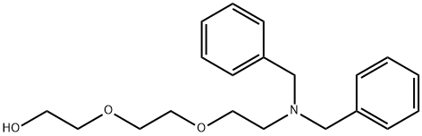 Ethanol, 2-[2-[2-[bis(phenylmethyl)amino]ethoxy]ethoxy]- Struktur