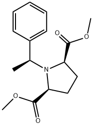 2,5-Pyrrolidinedicarboxylic acid, 1-[(1S)-1-phenylethyl]-, dimethyl ester, (2R,5S)- (9CI)