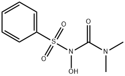 N-hydroxy-N-((N',N'-dimethyl)carbamoyl)-benzenesulfonamide Struktur