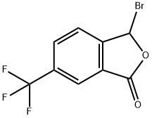 3-Bromo-6-(trifluoromethyl)phthalide Struktur