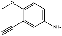 3-ethynyl-4-methoxyaniline Struktur