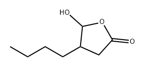 2(3H)-Furanone, 4-butyldihydro-5-hydroxy-