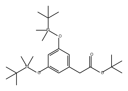 Benzeneacetic acid, 3,5-bis[[(1,1-dimethylethyl)dimethylsilyl]oxy]-, 1,1-dimethylethyl ester