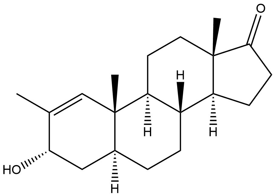 1-Dehydro-2-methyl Androsterone Struktur