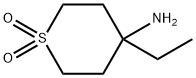 2H-Thiopyran-4-amine, 4-ethyltetrahydro-, 1,1-dioxide Struktur