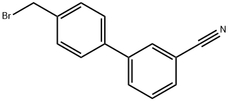 [1,1'-Biphenyl]-3-carbonitrile, 4'-(bromomethyl)- Struktur