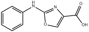 2-(Phenylamino)-1,3-oxazole-4-carboxylic acid Struktur