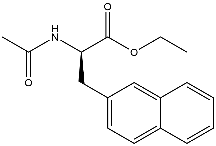 2-Naphthalenepropanoic acid, α-(acetylamino)-, ethyl ester, (αR)-