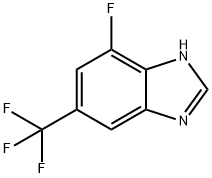 4-Fluoro-6-(trifluoromethyl)-1H-benzimidazole Struktur