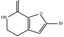 Furo[2,3-c]pyridin-7(4H)-one, 2-bromo-5,6-dihydro- Struktur