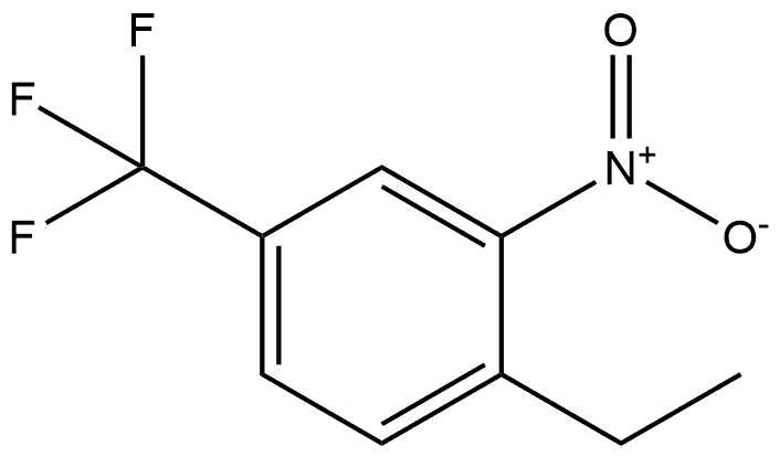 1-Ethyl-2-nitro-4-trifluoromethyl-benzene Struktur