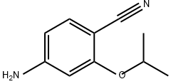 Benzonitrile, 4-amino-2-(1-methylethoxy)- Struktur