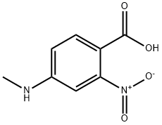 4-甲氨基-2-硝基苯甲酸 結(jié)構(gòu)式