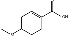 1-Cyclohexene-1-carboxylic acid, 4-methoxy- Struktur