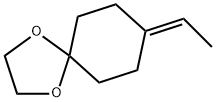 1,4-Dioxaspiro[4.5]decane, 8-ethylidene- Struktur