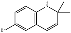 Quinoline, 6-bromo-1,2-dihydro-2,2-dimethyl- Struktur