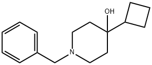 4-Piperidinol, 4-cyclobutyl-1-(phenylmethyl)- Struktur