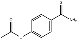 4-Acetoxy-thiobenzamide Struktur