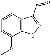 7-methoxy-1H-indazole-3-carbaldehyde Struktur