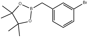 1,3,2-Dioxaborolane, 2-[(3-bromophenyl)methyl]-4,4,5,5-tetramethyl- Struktur