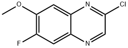 Quinoxaline, 2-chloro-6-fluoro-7-methoxy- Struktur