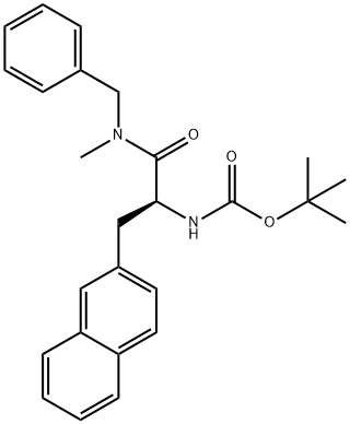 Carbamic acid, [(1S)-2-[methyl(phenylmethyl)amino]-1-(2-naphthalenylmethyl)-2-oxoethyl]-, 1,1-dimethylethyl ester (9CI)