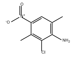 Benzenamine, 2-chloro-3,6-dimethyl-4-nitro-