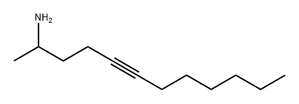 5-Dodecyn-2-amine Struktur