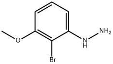 Hydrazine, (2-bromo-3-methoxyphenyl)- Struktur