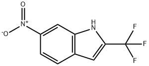 1H-Indole, 6-nitro-2-(trifluoromethyl)- Structure