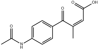 2-Butenoic acid, 4-[4-(acetylamino)phenyl]-3-methyl-4-oxo-, (Z)- (9CI)