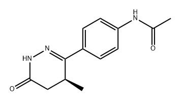 Acetamide, N-[4-[(4S)-1,4,5,6-tetrahydro-4-methyl-6-oxo-3-pyridazinyl]phenyl]-