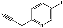 2-Pyridineacetonitrile, 5-iodo- Struktur