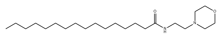 Hexadecanamide, N-[2-(4-morpholinyl)ethyl]- Struktur