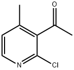 1-(2-Chloro-4-methyl-3-pyridinyl)ethanone Struktur