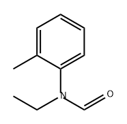 Formamide, N-ethyl-N-(2-methylphenyl)- Struktur