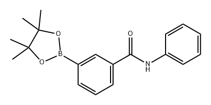 Benzamide, N-phenyl-3-(4,4,5,5-tetramethyl-1,3,2-dioxaborolan-2-yl)-|N-苯基-3-(4,4,5,5-四甲基-1,3,2-二氧硼雜環(huán)戊烷-2-基)苯甲酰胺