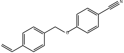 Benzonitrile, 4-[(4-ethenylphenyl)methoxy]- Struktur