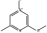 Pyrazine, 2-methoxy-6-methyl-, 4-oxide Struktur